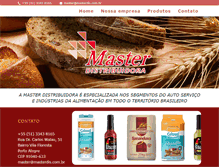 Tablet Screenshot of masterdis.com.br